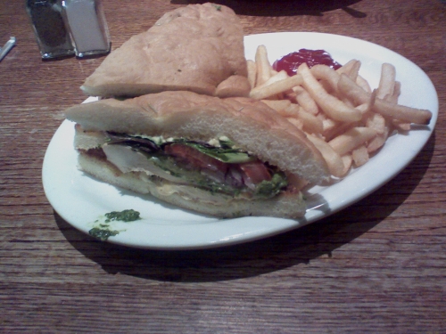 Grilled Chicken on Ciabatta