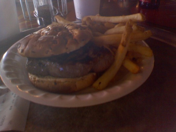 Steak Sandwich at Original Hamburger Works, Phoenix, AZ
