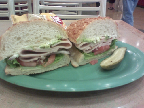 The "California Fresh" Sandwich at Le Boulanger Bakery, San Jose, CA